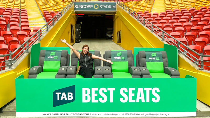 TAB bets on sideline NRL seats promotion