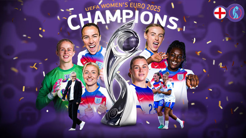 Women's football players celebrating, from the resource article on sponsorship gains and women's sport